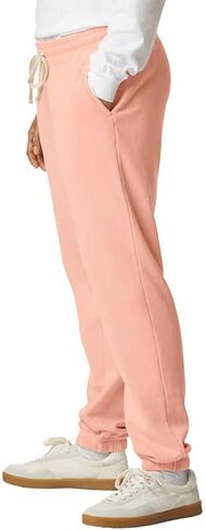 Comfort Colors Adult Garment-Dyed Lightweight Fleece Sweatpants, M, Peachy in Kuwait