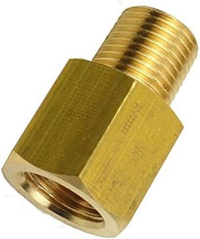 HongBoW 1/8 BSPT ذكر x 1/8 NPT أنثى تركيب الأنابيب النحاسية محول BSP NPT محول البريطانية إلى الولايات المتحدة مقياس الاستشعار المرسل محول المخفض in Kuwait