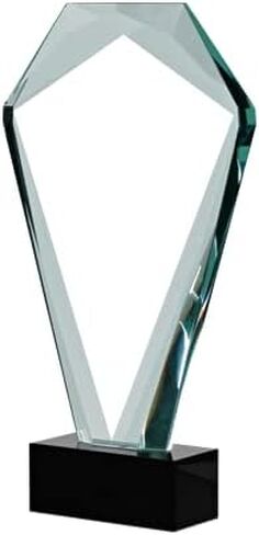 جوائز Crown Awards مقاس 11 بوصة H Custom Jade Shrine، قم بتحميل كأس كريستال الشعار الخاص بك مع تخصيص مجاني in Kuwait