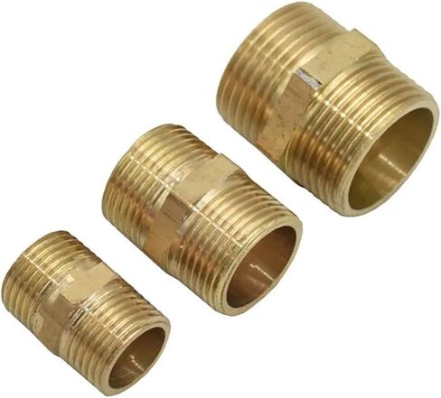 2 قطعة 1/2 "3/4" 1 "ذكر النحاس الخيوط موصل خرطوم إصلاح 2-Way خرطوم الحنفية تركيبات حديقة موصل حنفية المياه (G1) in Kuwait