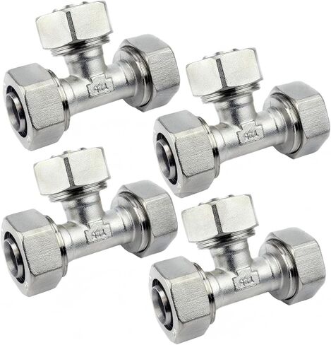 M8011 تركيب أنابيب الهواء المضغوط - لاستبدال أجزاء ضاغط Rapidair Maxline M8011-4Pack - تركيبات 3/4 بوصة طقم خط الهواء المضغوط / تركيب الأنابيب - 4 عبوات 175PSI مزدوجة الختم الدائري in Kuwait