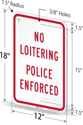 SmartSign 18 × 12 بوصة "الالتقاط والتوصيل فقط - ممنوع الوقوف" لافتة معدنية، 63 مل ألومنيوم، مادة عاكسة من الدرجة الهندسية مغلفة 3M، أحمر وأبيض، صنع في الولايات المتحدة الأمريكية in Kuwait
