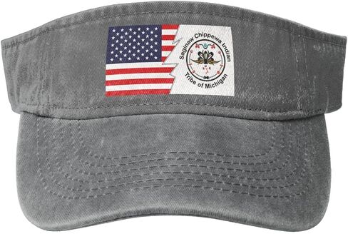 قبعة Chippewa Michigan Logo وAmerican Sun Visor Hat للنساء والرجال، قبعة بيسبول علوية فارغة، قبعة جولف in Kuwait