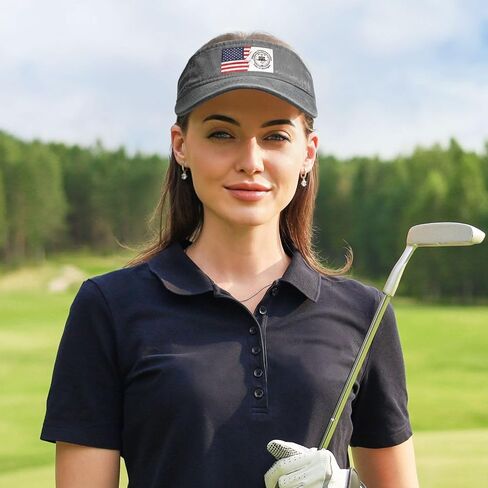 قبعة Chippewa Michigan Logo وAmerican Sun Visor Hat للنساء والرجال، قبعة بيسبول علوية فارغة، قبعة جولف in Kuwait