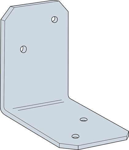 زاوية إطار Simpson Strong-Tie A21 A-Series - 2 بوصة (W1) × 1-1/2 بوصة (W2) × 1-3/8 بوصة (L) فولاذ مجلفن بالزنك عالي التحمل، موصل زاوية 90 درجة للخشب والإطار الهيكلي (عبوة من 200) in Kuwait