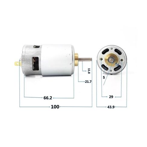 DC 24V 775 Electronic Starter DC 12V 18V 24V High Power Large Torque Drill Ball Bearing Electronic Starter DIY in Saudi Arabia