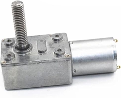 Worm Gear DC Reducer Electronic Starter with M8 Threaded Shaft Reversed CW/CCW Self Locking Packager 12V 40rpm Industrial Motors in Kuwait