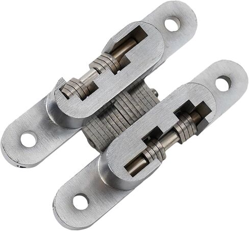 Stainless Steel Invisible Folding Door Cross Hinge Furniture Hardware Accessories 1Pcs(13x45MM) in Kuwait
