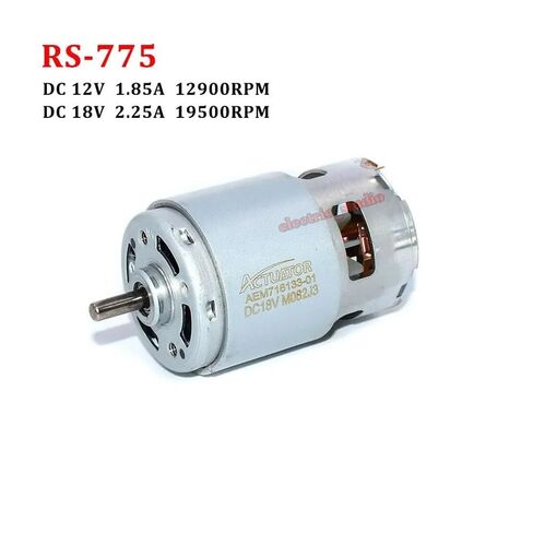 RS-775WC Electronic Starter DC 12V-18V 19500RPM High Speed High Power Large Torque for Drill Tool in Saudi Arabia