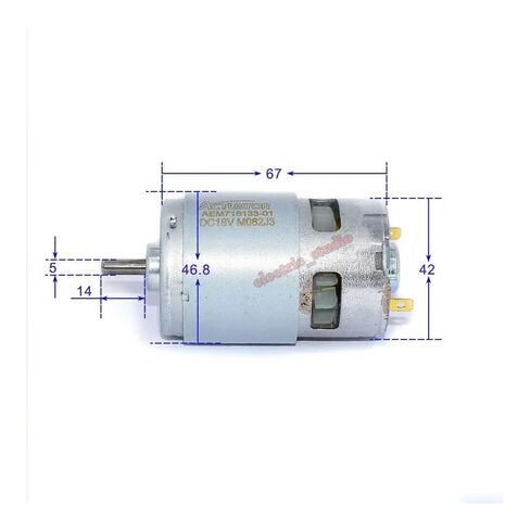 RS-775WC Electronic Starter DC 12V-18V 19500RPM High Speed High Power Large Torque for Drill Tool in Saudi Arabia