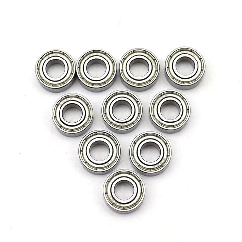 20Pcs Miniature Bearing Steel 604ZZ 605ZZ 606ZZ 608ZZ 623ZZ 625ZZ 628ZZ Deep Groove Ball(604zz 4x12x4) in Kuwait