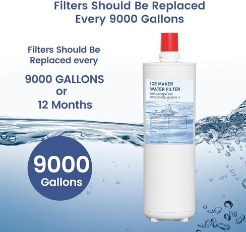 HF20-S HF20-MS HF25-S Water Filter Replacement Compatible with 3M High Flow Series Cartridge HF20-S, 5615103/HF20-MS, 5615109/HF25-S,5615203, Water Filtration System 3 Pack in Saudi Arabia