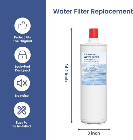 HF20-S HF20-MS HF25-S Water Filter Replacement Compatible with 3M High Flow Series Cartridge HF20-S, 5615103/HF20-MS, 5615109/HF25-S,5615203, Water Filtration System 3 Pack in Saudi Arabia