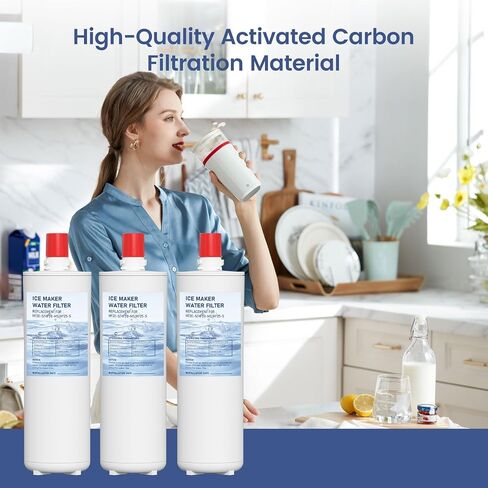 HF20-S HF20-MS HF25-S Water Filter Replacement Compatible with 3M High Flow Series Cartridge HF20-S, 5615103/HF20-MS, 5615109/HF25-S,5615203, Water Filtration System 3 Pack in Saudi Arabia