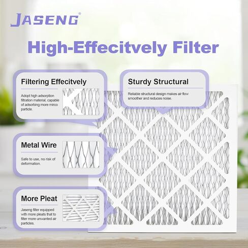 6 عبوات من فلاتر هواء الفرن 12 × 12 × 1، فلتر MERV 11 MPR 1000 وFPR 7، استبدال فلتر الهواء HVAC (الأبعاد الدقيقة: 11 3/4 بوصة × 11 3/4 بوصة × 3/4 بوصة) in Kuwait