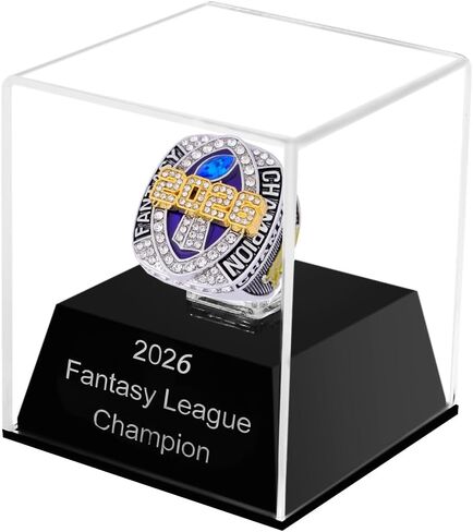 جائزة 2026 Fantasy Football Championship Ring Award الحائز على جائزة MVP FFL Ring in Kuwait