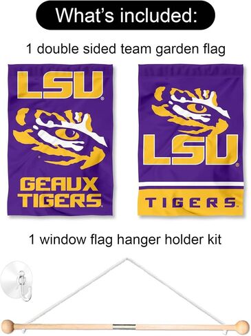 ولاية لويزيانا LSU Tigers Geaux Banner لأبواب النوافذ والجدران in Kuwait