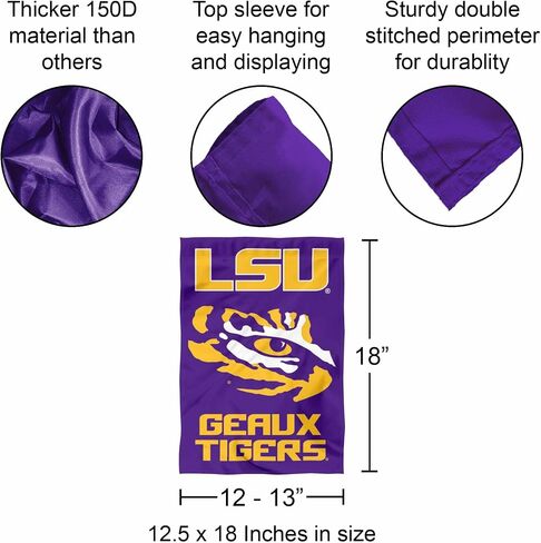 ولاية لويزيانا LSU Tigers Geaux Banner لأبواب النوافذ والجدران in Kuwait