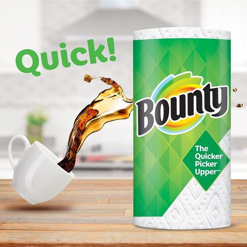 مناشف ورقية من Bounty Select-A-Size، بيضاء، لفات كبيرة، 6 عدد 74 ورقة لكل لفة، 6 عدد (عبوة من 1) in Kuwait