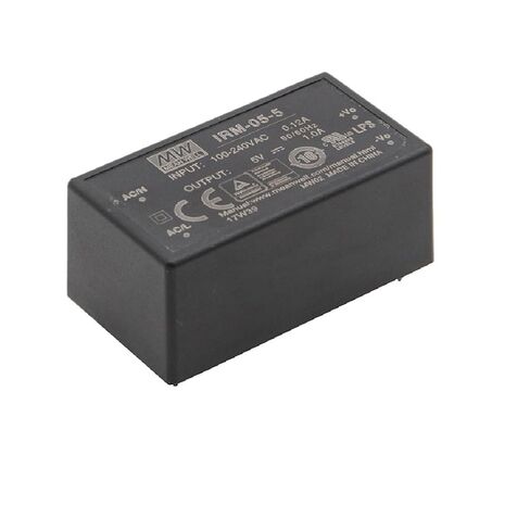 سلسلة IRM-05 IRM-05-3.3 IRM-05-5 IRM-05-12 IRM-05-15 IRM-05-24 5W AC-DC PCB-Mount وحدة الطاقة الخضراء تبديل الطاقة (IRM-05-15) in Kuwait
