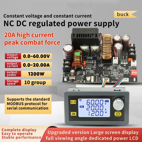XY6020L 1200W CNC Voltage Regulator Power Supply DC Adjustable Stabilized 20A Constant Current Step-Down Module in Kuwait