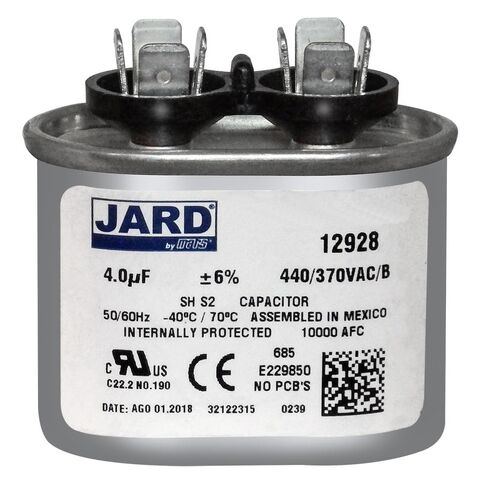 استبدال HC91CA004 - مكثف عالمي بيضاوي 4 فائق التوهج/Mfd 370/440 VAC in Kuwait