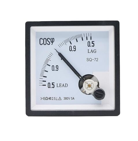 SQ-72-COS مؤشر نوع التيار المتناوب التناظرية COS عامل الطاقة متر 380 فولت/5A عداد لوحة عامل الطاقة الكهربائية متر 72x72 مللي متر in Kuwait