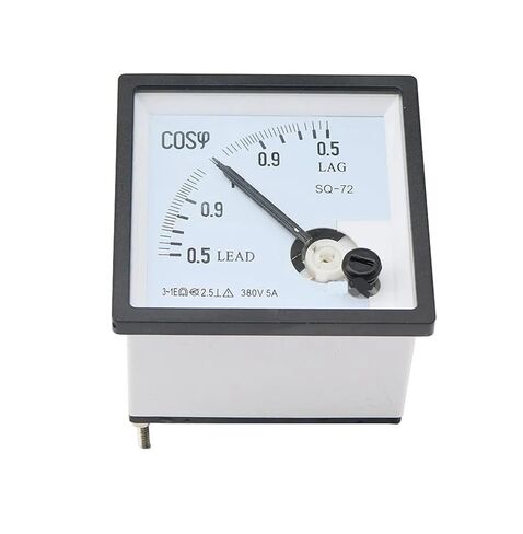SQ-72-COS مؤشر نوع التيار المتناوب التناظرية COS عامل الطاقة متر 380 فولت/5A عداد لوحة عامل الطاقة الكهربائية متر 72x72 مللي متر in Kuwait