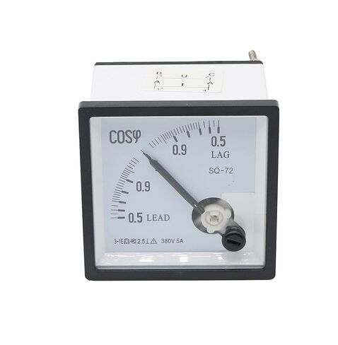 SQ-72-COS مؤشر نوع التيار المتناوب التناظرية COS عامل الطاقة متر 380 فولت/5A عداد لوحة عامل الطاقة الكهربائية متر 72x72 مللي متر in Kuwait