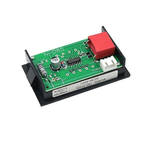 D85-5035 التيار المتناوب شاشة ديجيتال الجهد متر 2-سلك LCD لوحة رقمية متر عرض التيار المتناوب تستر 60-500 فولت جزءا لا يتجزأ من جهاز قياس الجهد الكهربائي in Kuwait