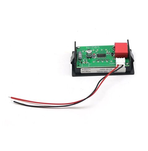 D85-5035 التيار المتناوب شاشة ديجيتال الجهد متر 2-سلك LCD لوحة رقمية متر عرض التيار المتناوب تستر 60-500 فولت جزءا لا يتجزأ من جهاز قياس الجهد الكهربائي in Kuwait