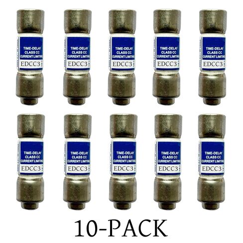 10 عبوات جديدة من EDCC-3 EDCC3 EDCC-3A 600Vac صمام تأخير الوقت، EDCC-3A صمامات خرطوشة رفض الفئة CC الحالية in Kuwait