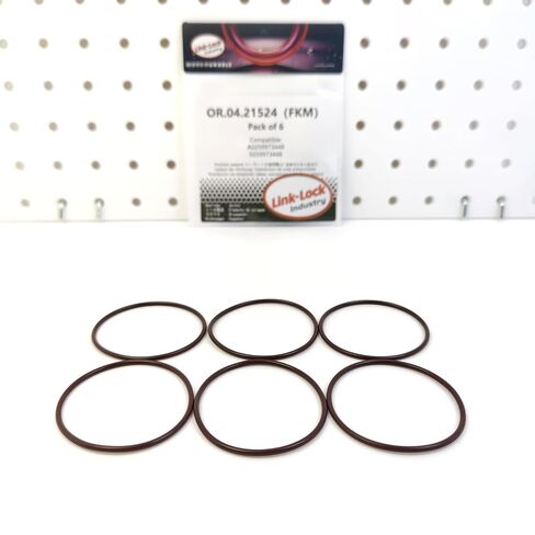 6 قطعة OR.04.21524 FKM Viton ختم O-Ring عدة من مشعب العادم A0259973448 0259973448 لـ M Mercedes-Benz-OM642 in Kuwait