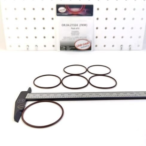 6 قطعة OR.04.21524 FKM Viton ختم O-Ring عدة من مشعب العادم A0259973448 0259973448 لـ M Mercedes-Benz-OM642 in Kuwait