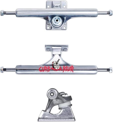 Slappy Skateboard Trucks Curb Killer II فضي مقلوب مجوف 8.5 بوصة in Kuwait