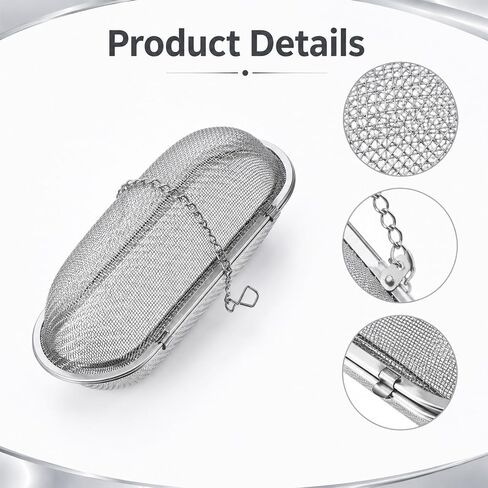 3 Pcs Ultrasonic Cleaner Baskets, Stainless Steel Basket Parts Cleaner Machine, Jewelry Cleaners Small Parts Cleaning Basket for Diamond Ring Jewelry in Kuwait