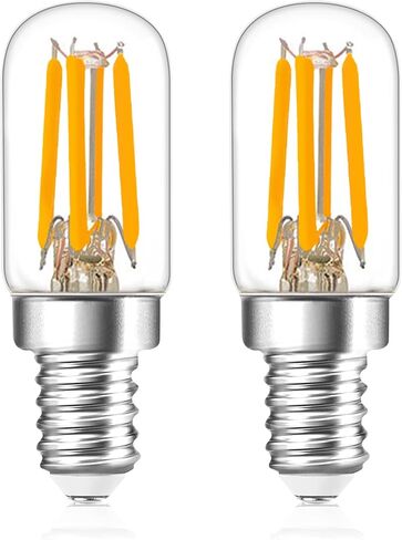 مصابيح شمعدان E12 LED مكافئة 40 وات، مصابيح ثريا T20 صغيرة بيضاء دافئة 2200 كلفن، غطاء محرك السيارة 350 لومن ومصباح بجانب السرير، عبوتان in Kuwait