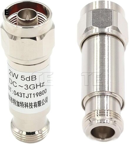 One 2W N-Type N-JK coaxial attenuator 1-30dB Male to Female Adapter(N-JK 2W 3DB) in Kuwait