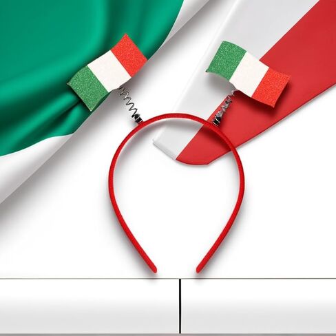 عصابة رأس بعلم إنجلترا - إكسسوار شعر وطني مرن للمناسبات الرياضية والمسيرات والمهرجانات (عبوة من 4 قطع) in Kuwait