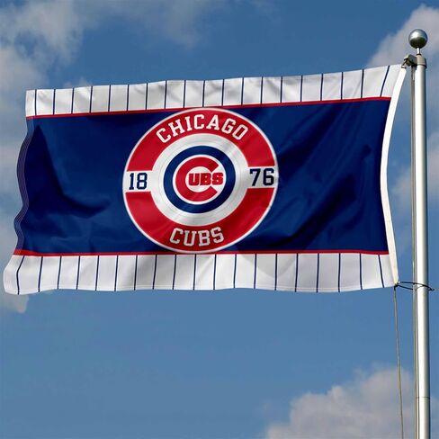 علم WinCraft Chicago Baseball مطرز على الوجهين in Kuwait
