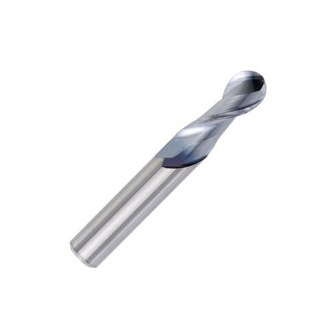 WIDIA Hanita 4A1110004 4A11 HP Aluminum End Mill, Ball Nose, 0.375" Cutting Dia, Carbide, Uncoated, RH Cut, 0.375" Shank Dia, 2-Flute in Kuwait