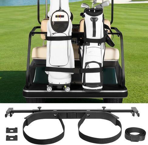 حامل عربة الجولف لسيارة EZGO Club Car Yamaha | حقيبة عربة الغولف مرفق توفير المساحة لا الحفر حقيبة عربة الغولف حامل قوس للمقعد الخلفي مع أنبوب مربع 1 "و 1.25" in Kuwait