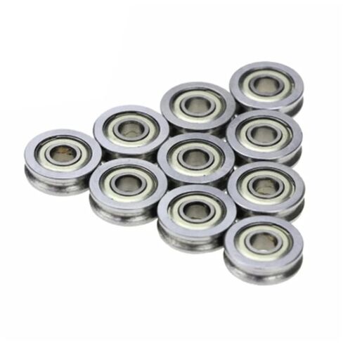 5Pcs/lot 3D Printer Parts Extruder U-Groove Idler Belt Pulley Ball Rail Bearing 604ZZ Ditch 604 Groove 4x13x4mm(U623ZZ 3X10X4) in Kuwait