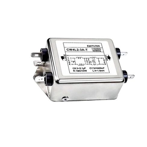 Single-Phase AC CW4L2-3A-T 6A 10A 20A 50/60Hz 220V EMI Purification Engraving Machine CW4L2-20A-T ​Power Supply filte(CW4L2-6A-T) in Kuwait