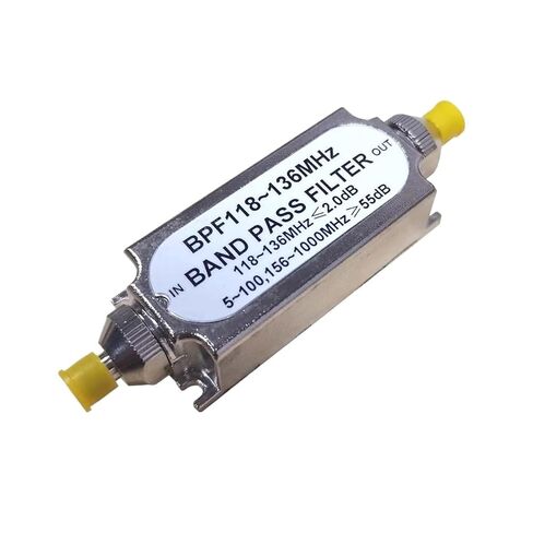 Bandpass Filter BPF 118-136MHz Band Pass Filter for Aeronautical Band in Kuwait