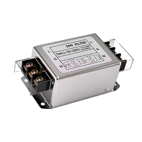 مرشح طاقة أحادي الطور CW4L2-S(005)3A إلى 40A نوع طرفي 220 فولت تيار متردد EMI مزود طاقة مضاد للتداخل منقي توافقي CW4L2(CW4L2-40A-S(005)، نوع طرفي) in Kuwait