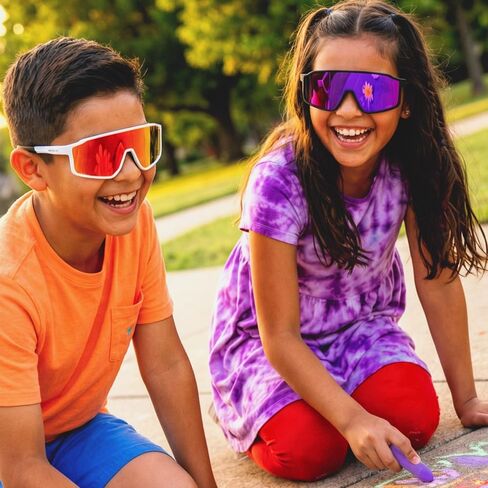 Solaro Youth Baseball Sunglasses – Kids Baseball Sunglasses for Boys 8–12, Youth Sports Sunglasses, Baseball Glasses Youth 6–8, UV400 Sunglasses for Baseball, Softball & Sports – Carolina Jr. in Kuwait