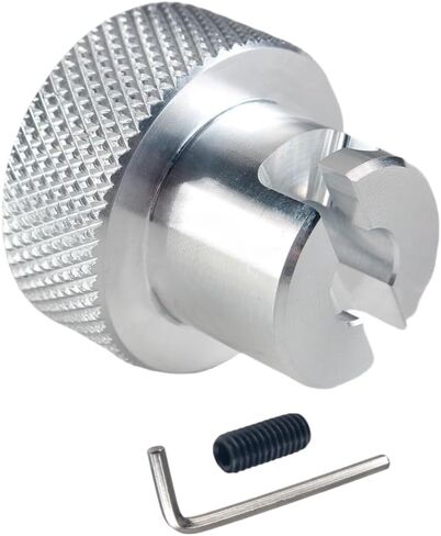 JGR 6061 Aluminum Bottle Jack Valve Knob 3/8" Screw-On Release Handle Compatible with Harbor Freight Press in Kuwait