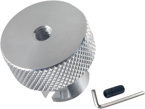 JGR 6061 Aluminum Bottle Jack Valve Knob 3/8" Screw-On Release Handle Compatible with Harbor Freight Press in Kuwait