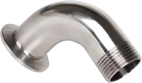 1/4 "3/8" 1/2 "3/4" 1 "1.2" 1.5 "2" ذكر الموضوع الفولاذ المقاوم للصدأ الطويق الكوع تركيب الأنابيب صالح ثلاثي المشبك (BSP2 الطويق 77.5) in Kuwait